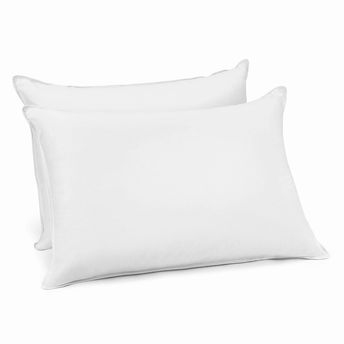 Chaps Eco-Smart Gel Twin Pack Pillow - White