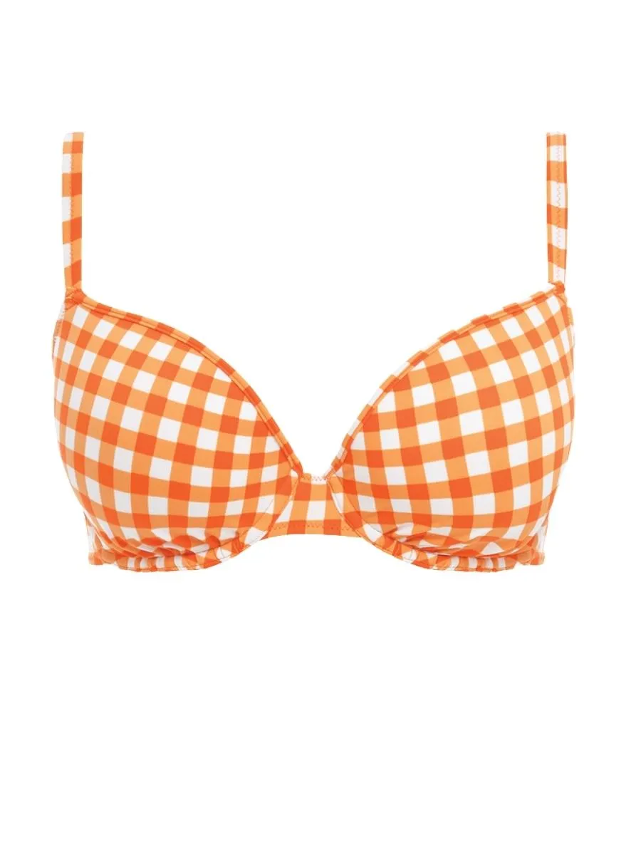 Check In Moulded Bikini Top - Zest