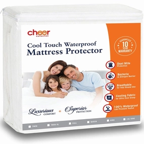 Cheer Collection Air Flow Waterproof Mattress Protector mattress pads,mattress topper,bed protection