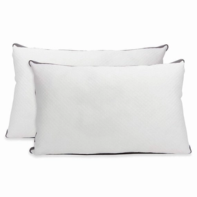 Cheer Collection Shredded Memory Foam Air Pillow with Gusset - White pillows,bed pillow,sleeping cushion