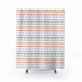 Christmas Shower Curtain | White Beige Gray Petals Lighting,Home Lighting