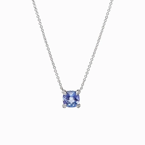 Chtelaine Pendant in Tanzanite with Diamond Accents