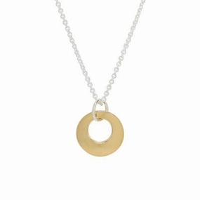 Circle Gold-Plated Necklace