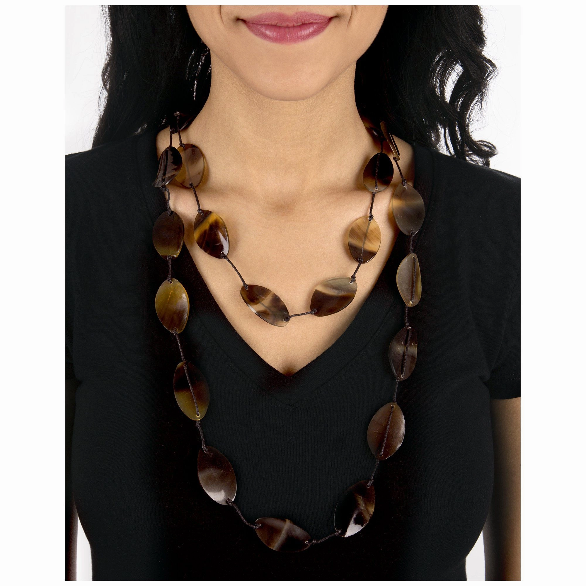 Circle of Friends Horn Necklace