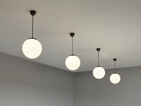 Circular Pendant Lamps in White Opaque Glass Knife Set,Kitchen Knives