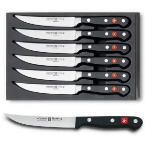 Classic Steak knife set 6 piece round coffee table, wooden coffee table