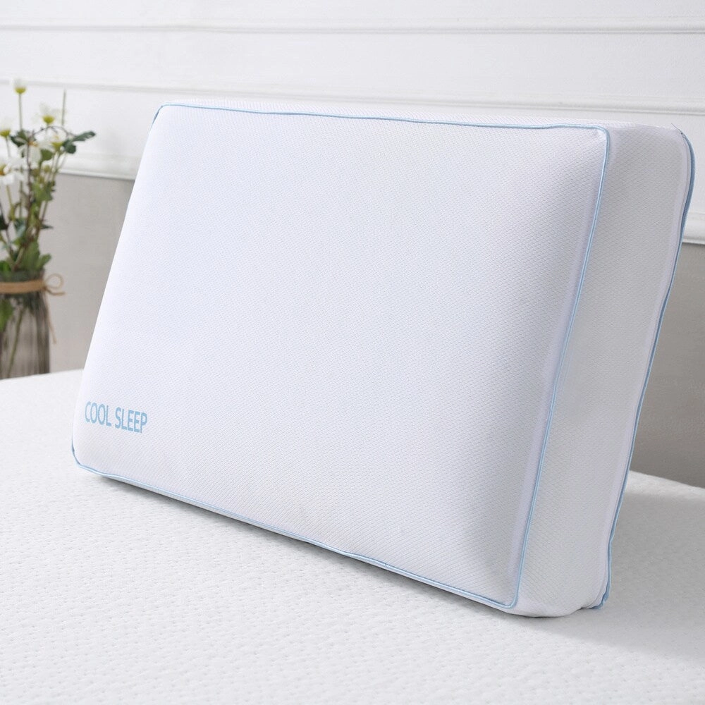 Classic Brands Glory Ventilated Gel Memory Foam Gusseted Pillow