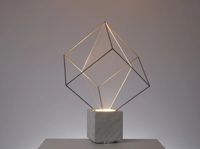 Claudio Salocchi for Lumenform 'Tulpa' Table Lamp in Marble Knife Set,Kitchen Knives