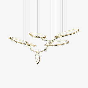 Cloud Rings Series Brass Chandelier chandelier,ceiling light,decorative lighting