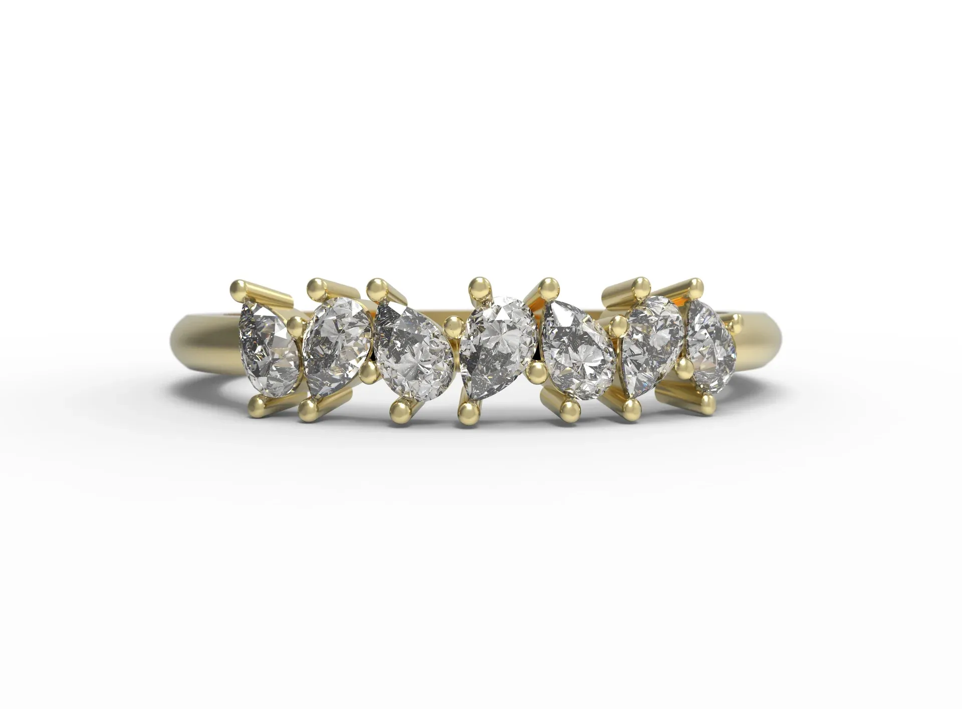 Cluster Maeve Wedding Band