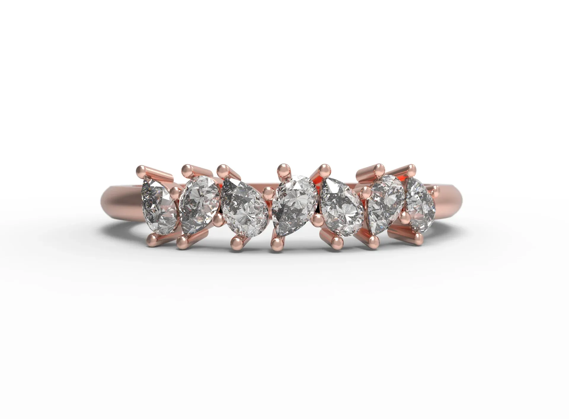 Cluster Maeve Wedding Band