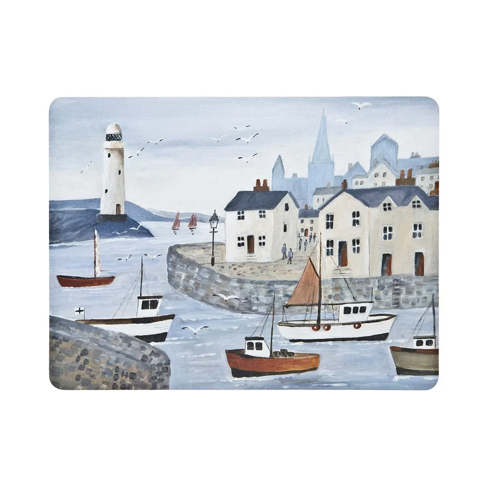 Coastal Lighthouse Set of 6 placemats, 31 x 23.5cm