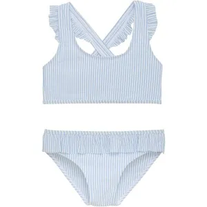 Color Kids Bikini Seersucker Cerulean