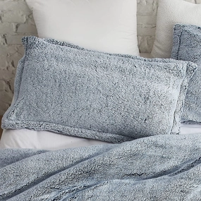 Coma Inducer Sham (2-Pack) - Two Tone Limited Release - Whitecap Navy pillowcases,cotton pillow covers,bed linen