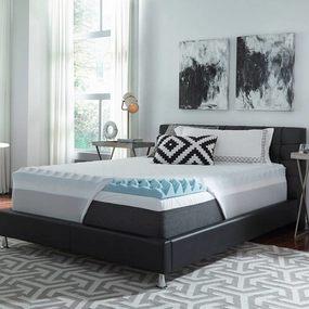 ComforPedic Loft from Beautyrest 3-inch Big Bump NRGel Topper with Kool Knit Cover mattress pads,mattress topper,bed protection