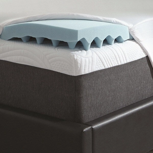 ComforPedic Loft from Beautyrest 3-inch Big Bump NRGel Topper with Kool Knit Cover