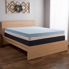 Comfort Tech 4" TheraGel Memory Foam Mattress Topper mattress pads,mattress topper,bed protection