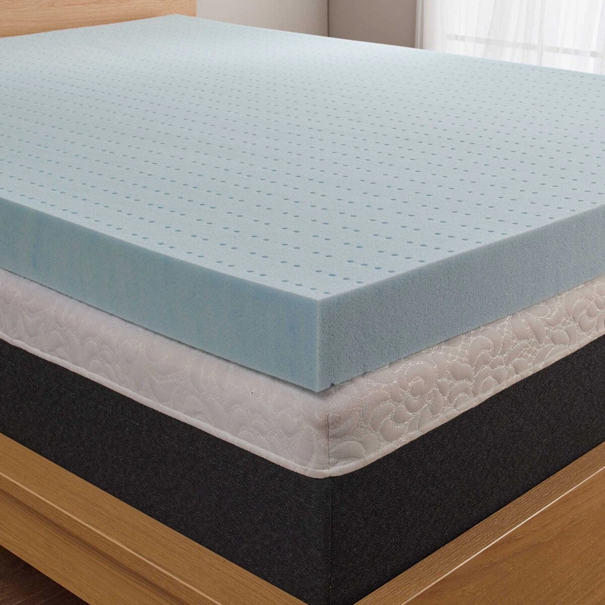 Comfort Tech 4" TheraGel Memory Foam Mattress Topper