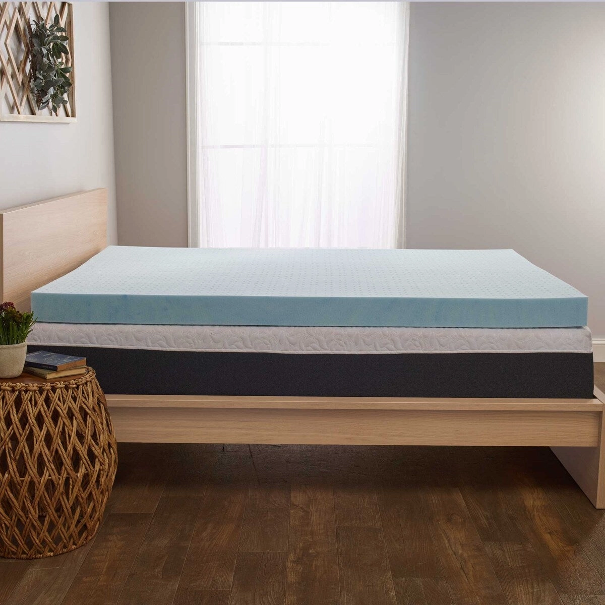 Comfort Tech 4" TheraGel Memory Foam Mattress Topper
