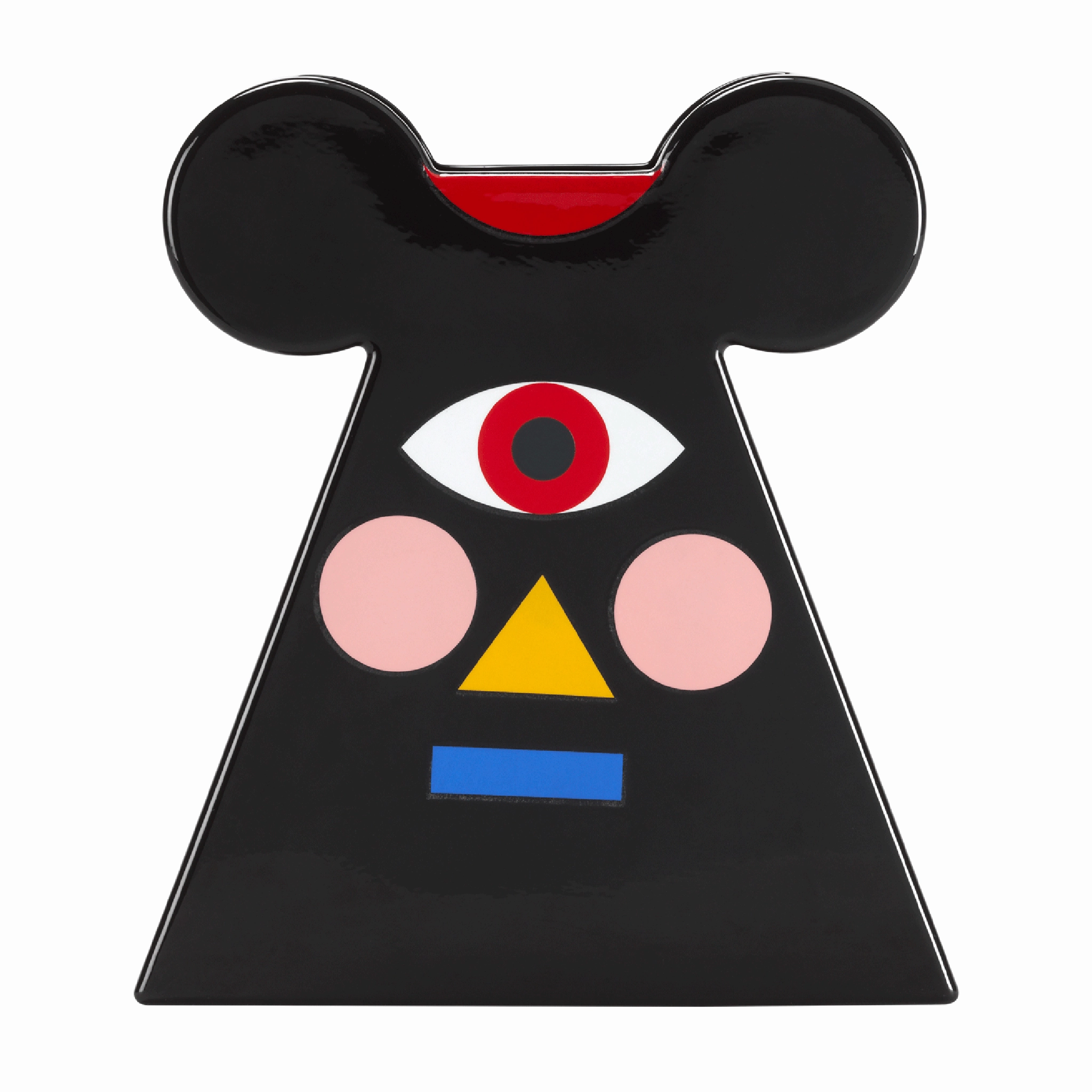 Conical Figurative Ceramic Vase | Qeeboo Oggian Mister Mouse Vase,Glass Vase