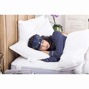 Continental Bedding 550 fill power White 100 Goose Down Luxury Pillow, Firm pillows,bed pillow,sleeping cushion