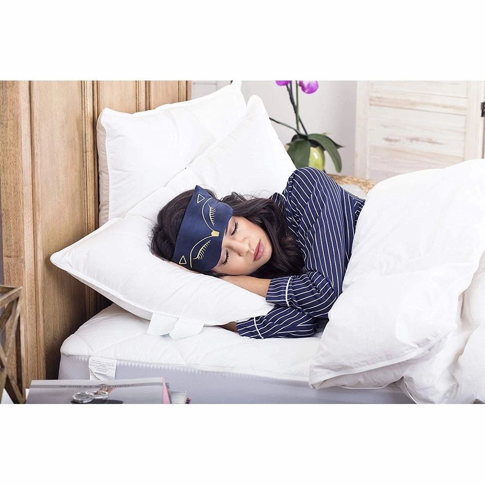 Continental Bedding 550 fill power White 100 Goose Down Luxury Pillow, Firm pillows,bed pillow,sleeping cushion