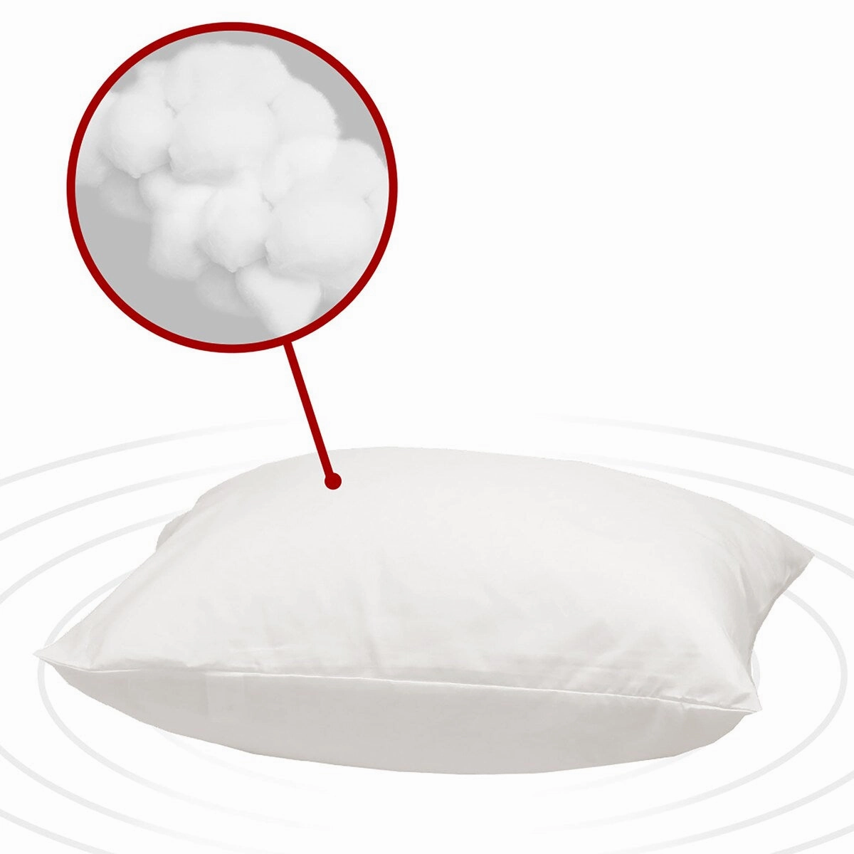 Cooling Outdoor Pillows with Pure Cotton Cover Set of 2