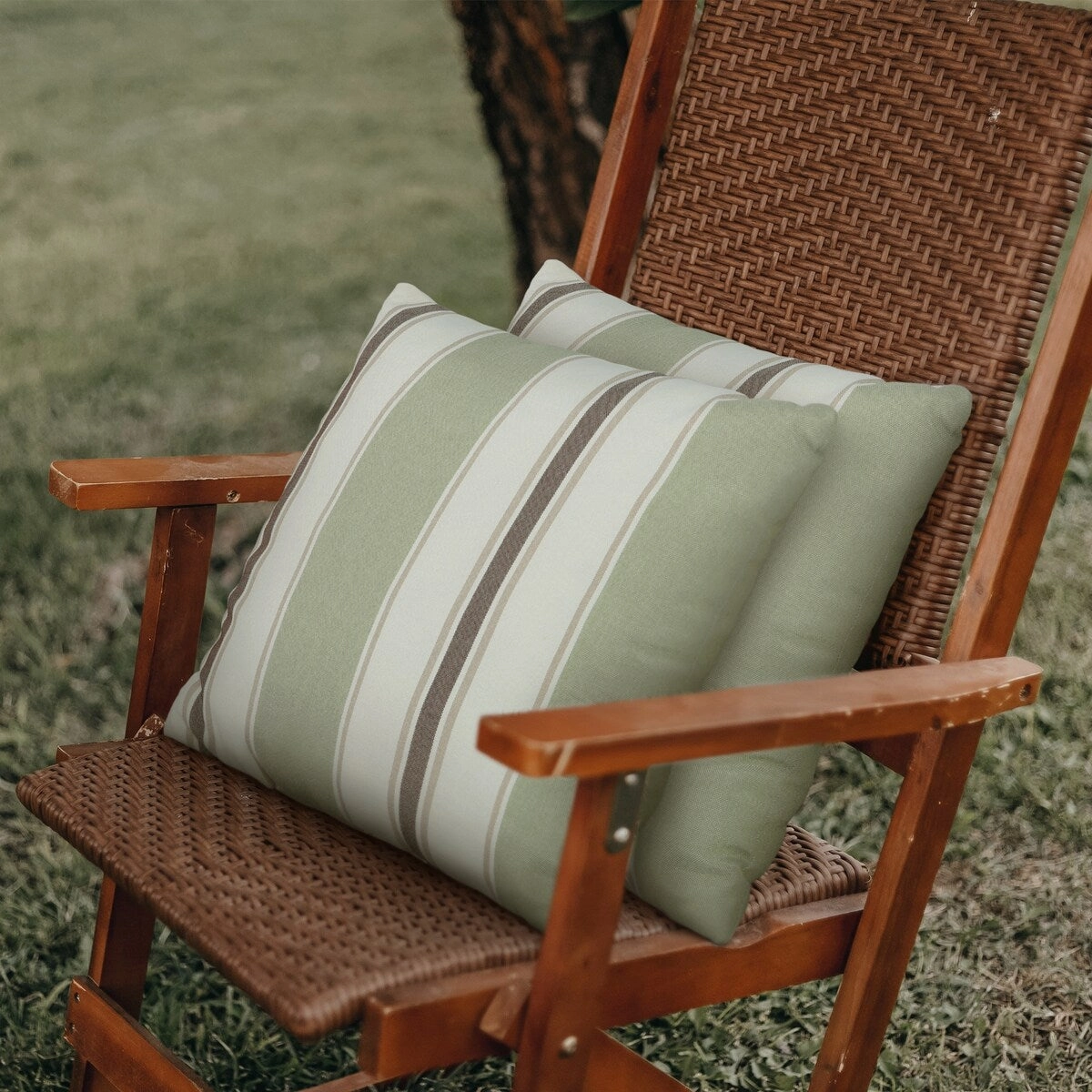 Cooling Outdoor Pillows with Pure Cotton Cover Set of 2