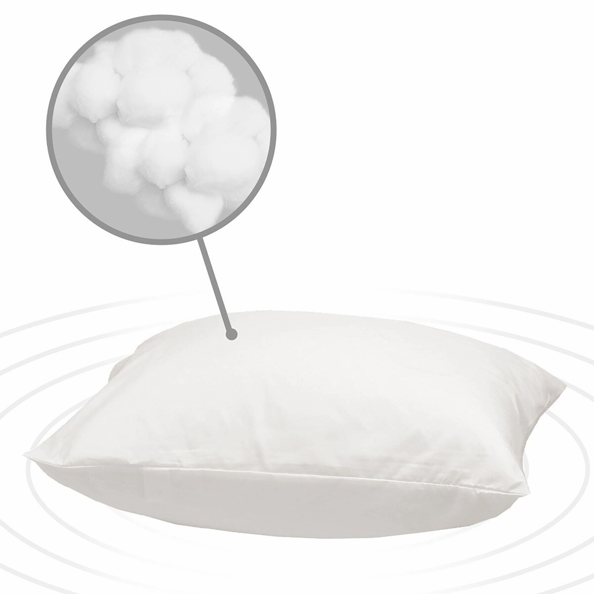 Cooling Outdoor Pillows with Pure Cotton Cover Set of 2