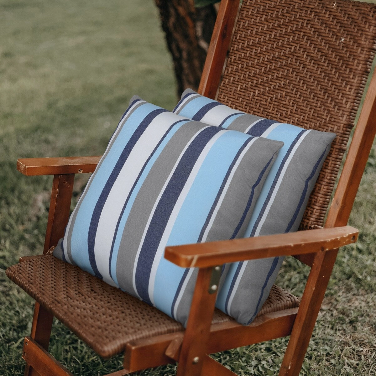 Cooling Outdoor Pillows with Pure Cotton Cover Set of 2