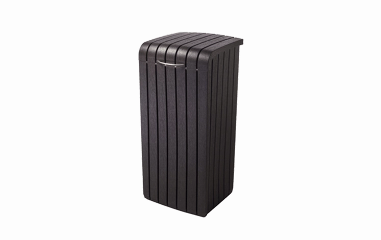 Copenhagen Outdoor Trash Can - Brown