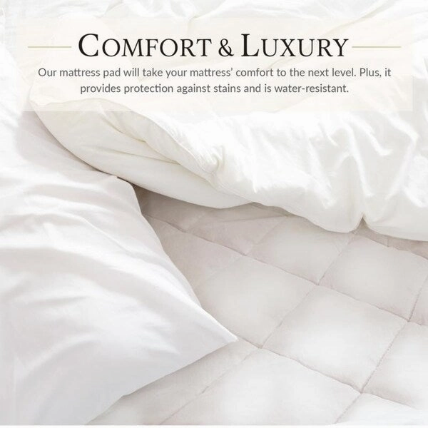 Copper Grove Attendorn White Mattress Pad