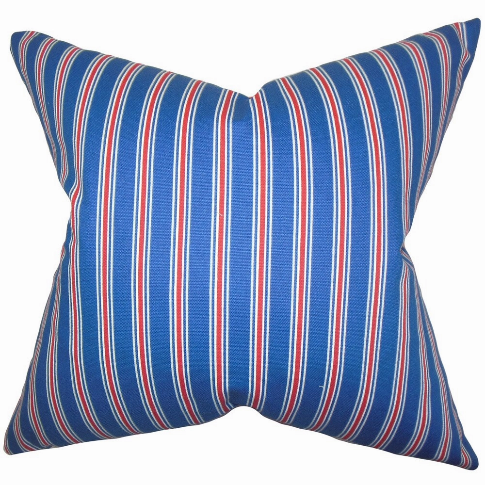 Corliss Stripes Euro Sham Blue pillowcases,cotton pillow covers,bed linen