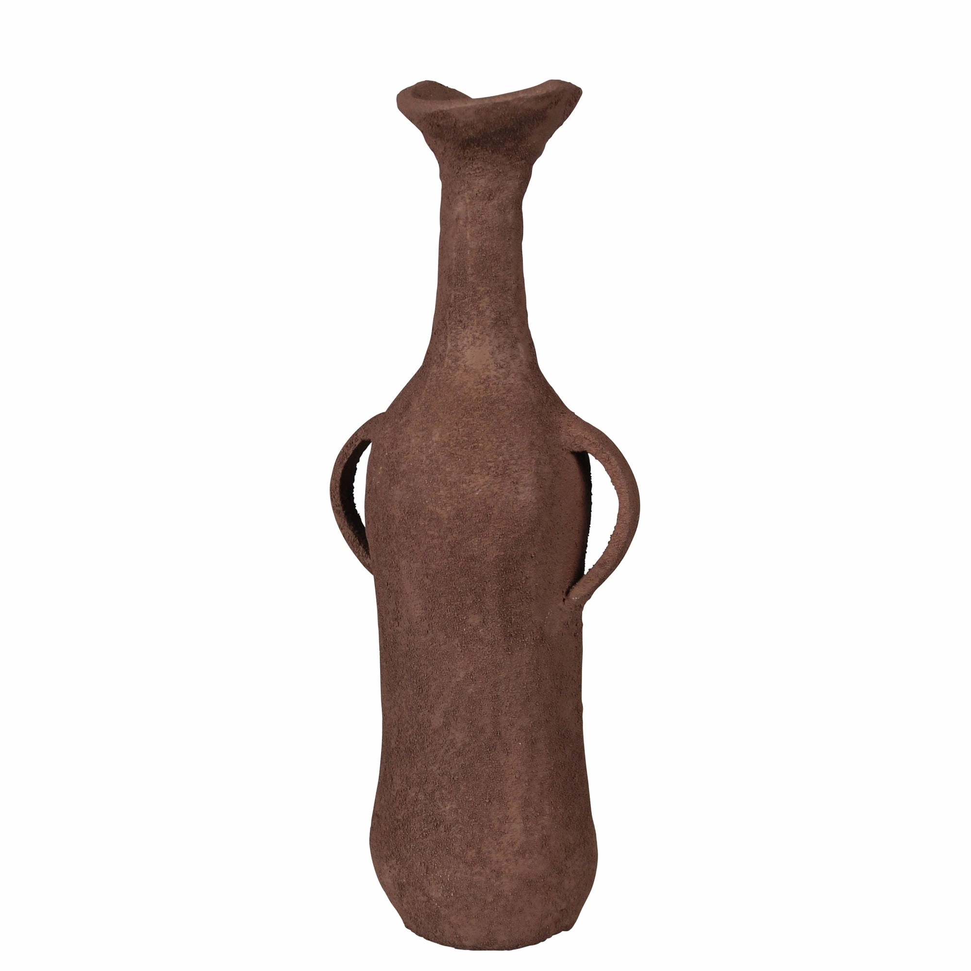 Corsica Vase with Handle, Terra Cotta - Sm