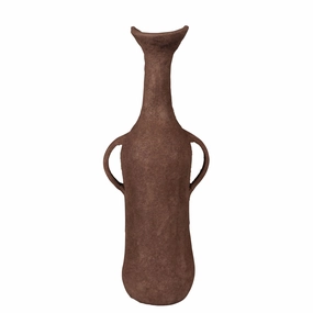 Corsica Vase with Handle, Terra Cotta - Sm Vase,Ceramic Vase