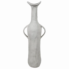 Corsica Vase with Handle, White - Lrg Vase,Ceramic Vase