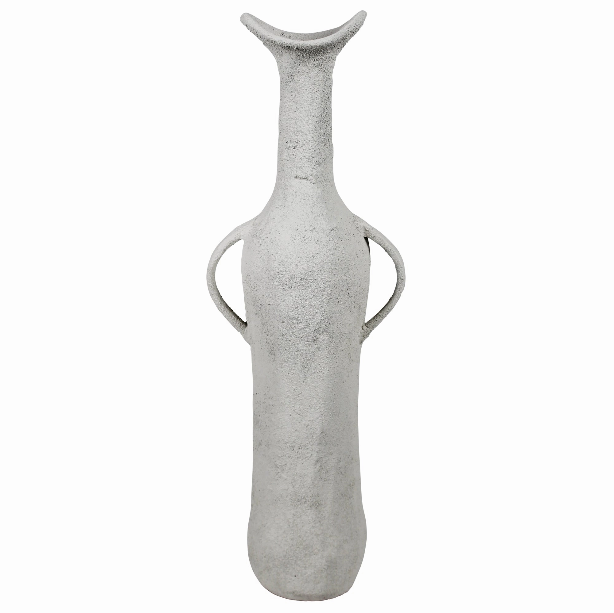 Corsica Vase with Handle, White - Lrg Vase,Ceramic Vase