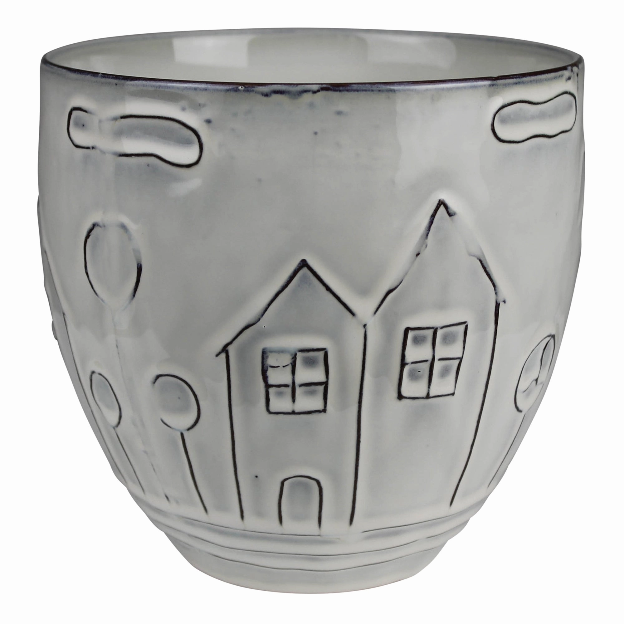 Costa Cachepot, Ceramic - Lrg Vase,Ceramic Vase