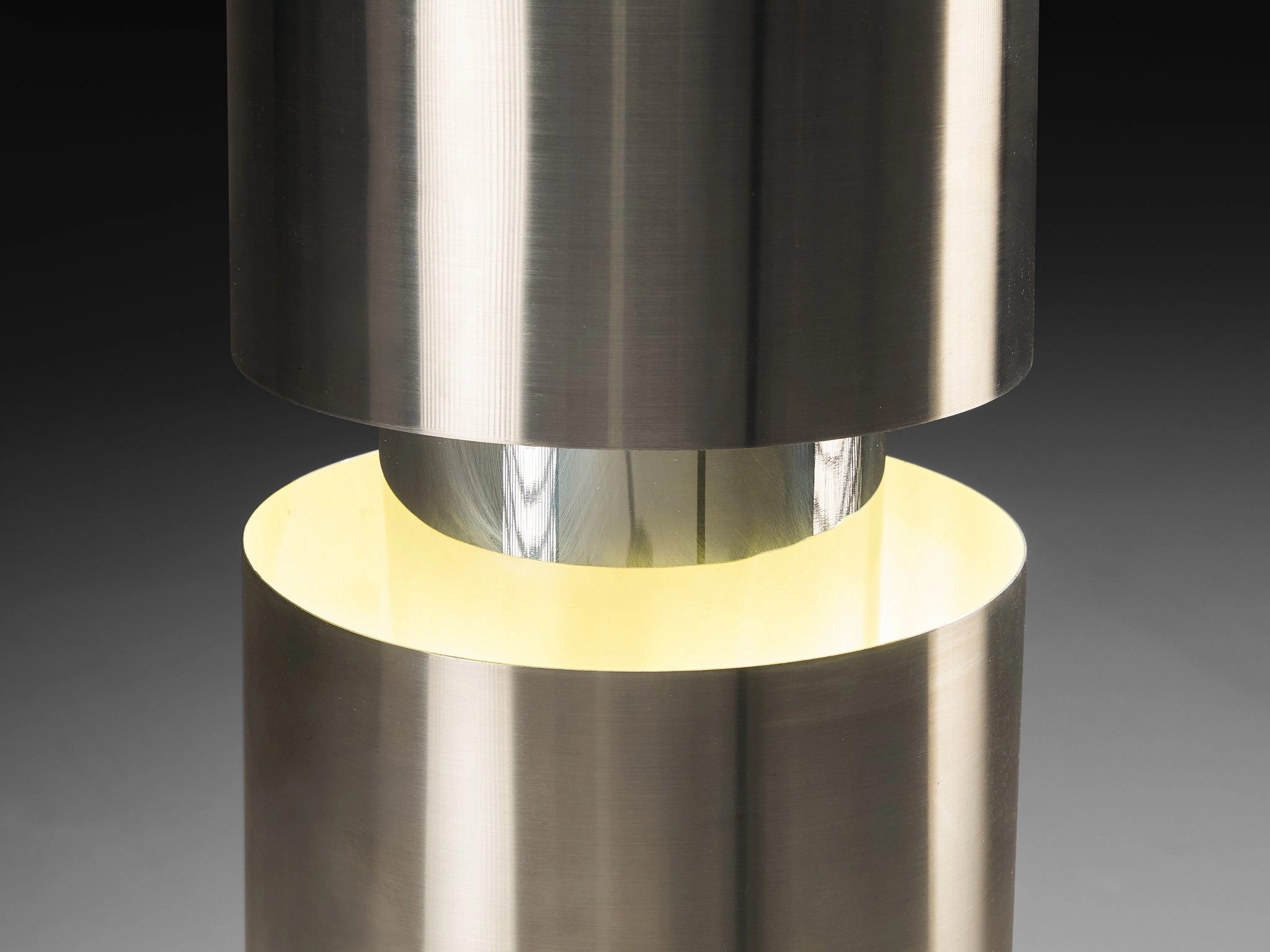 Costantino Persiani for Obor 'Calib' Floor Lamp in Stainless Steel