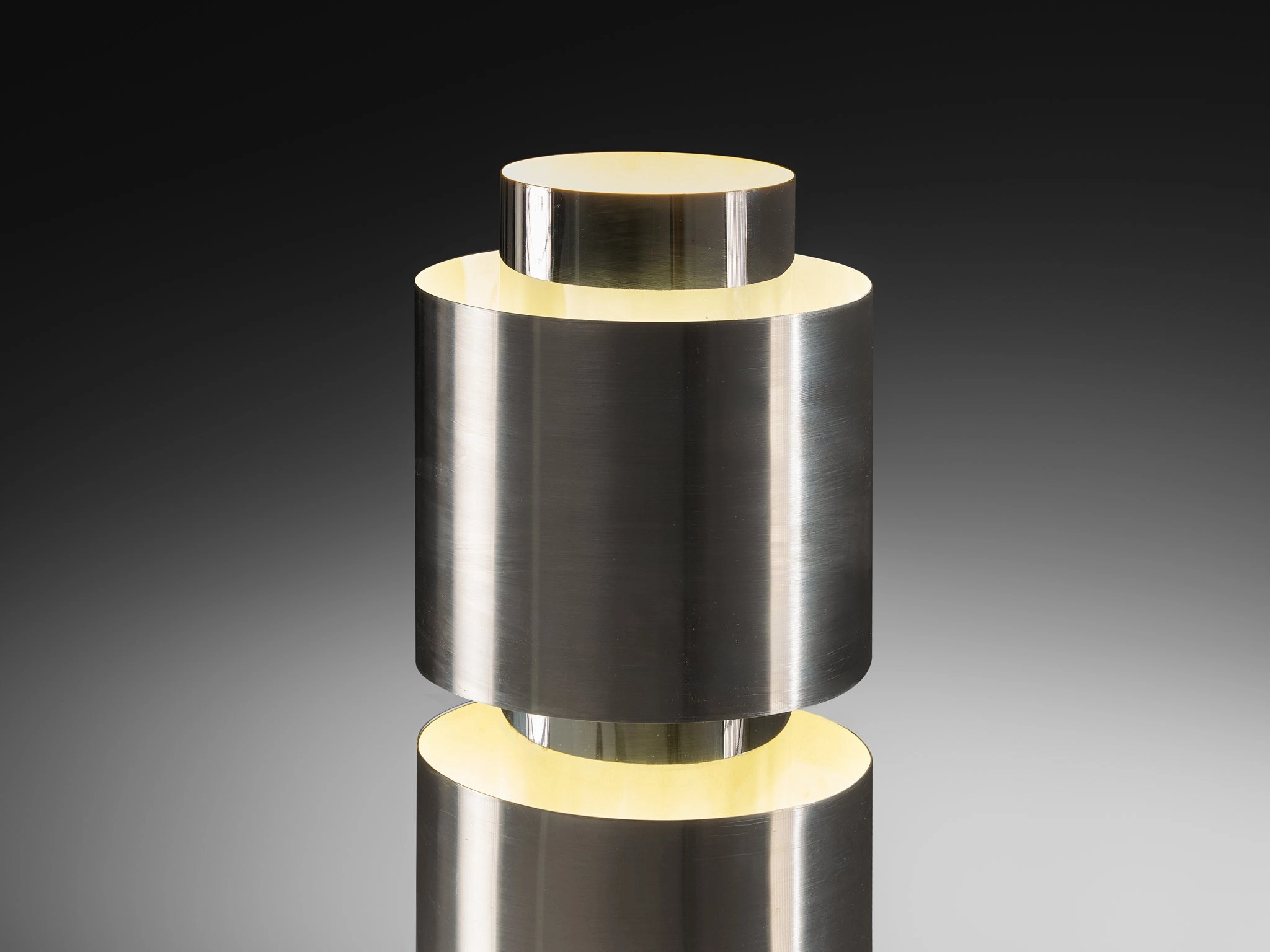 Costantino Persiani for Obor 'Calib' Floor Lamp in Stainless Steel