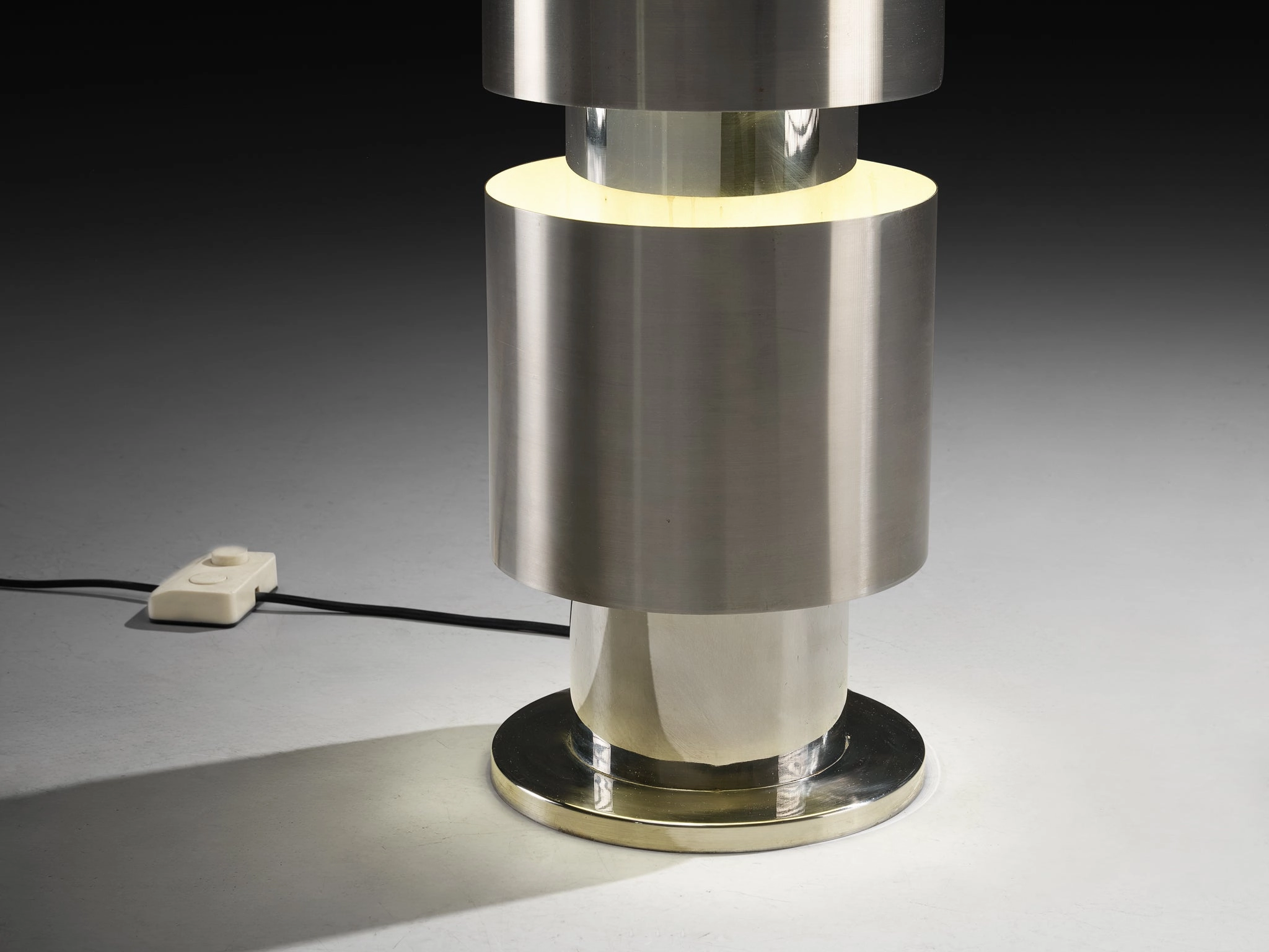 Costantino Persiani for Obor 'Calib' Floor Lamp in Stainless Steel