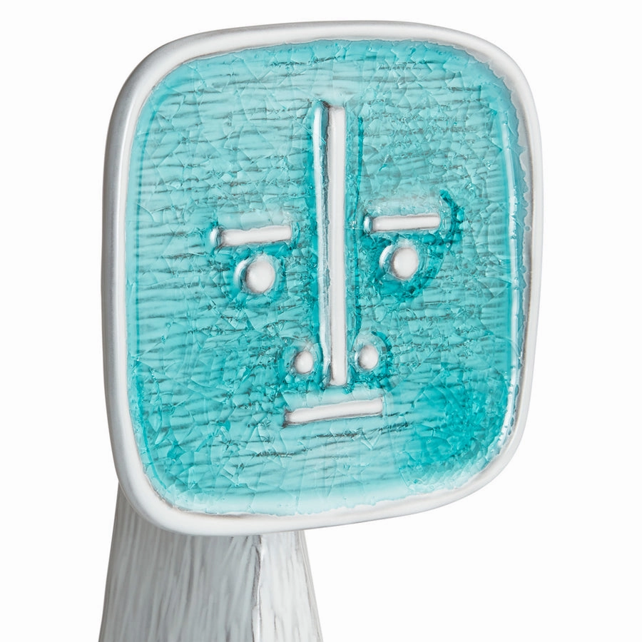Crackled Glass Face Vase | Jonathan Adler Les Amis Le Furieux