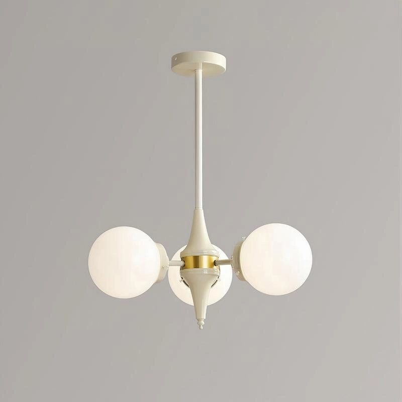 Cream Ball Chandelier