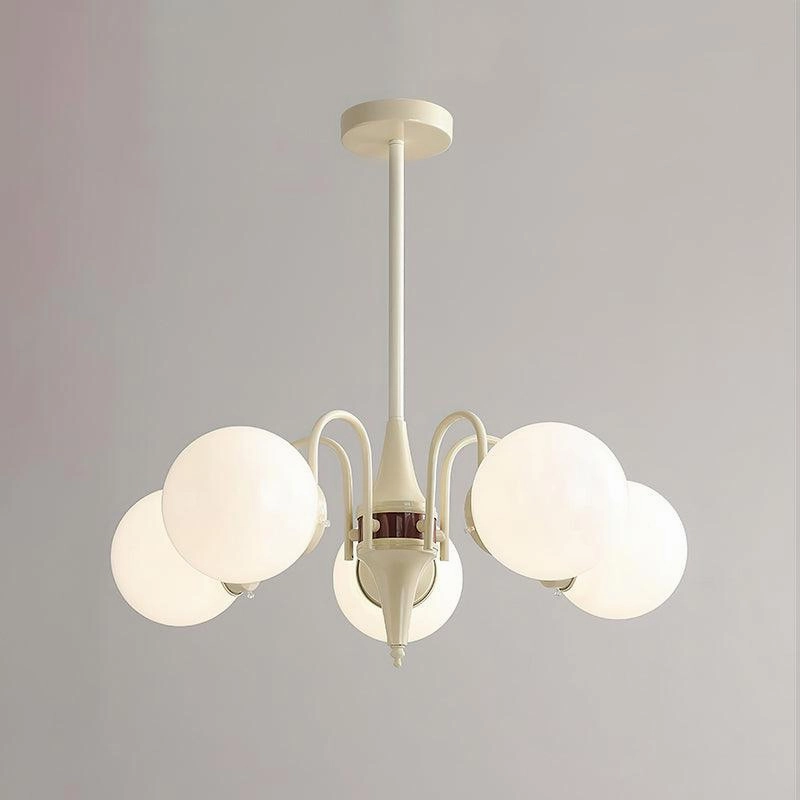 Cream Ball Chandelier