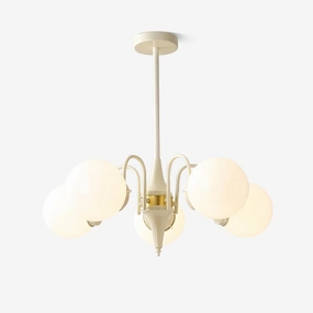 Cream Ball Chandelier chandelier,ceiling light,decorative lighting