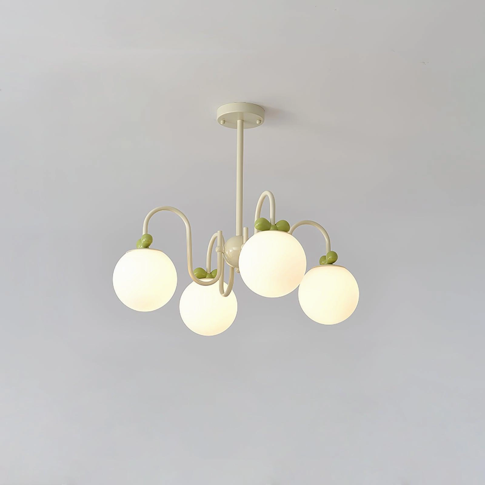 Cream Cherry Chandelier
