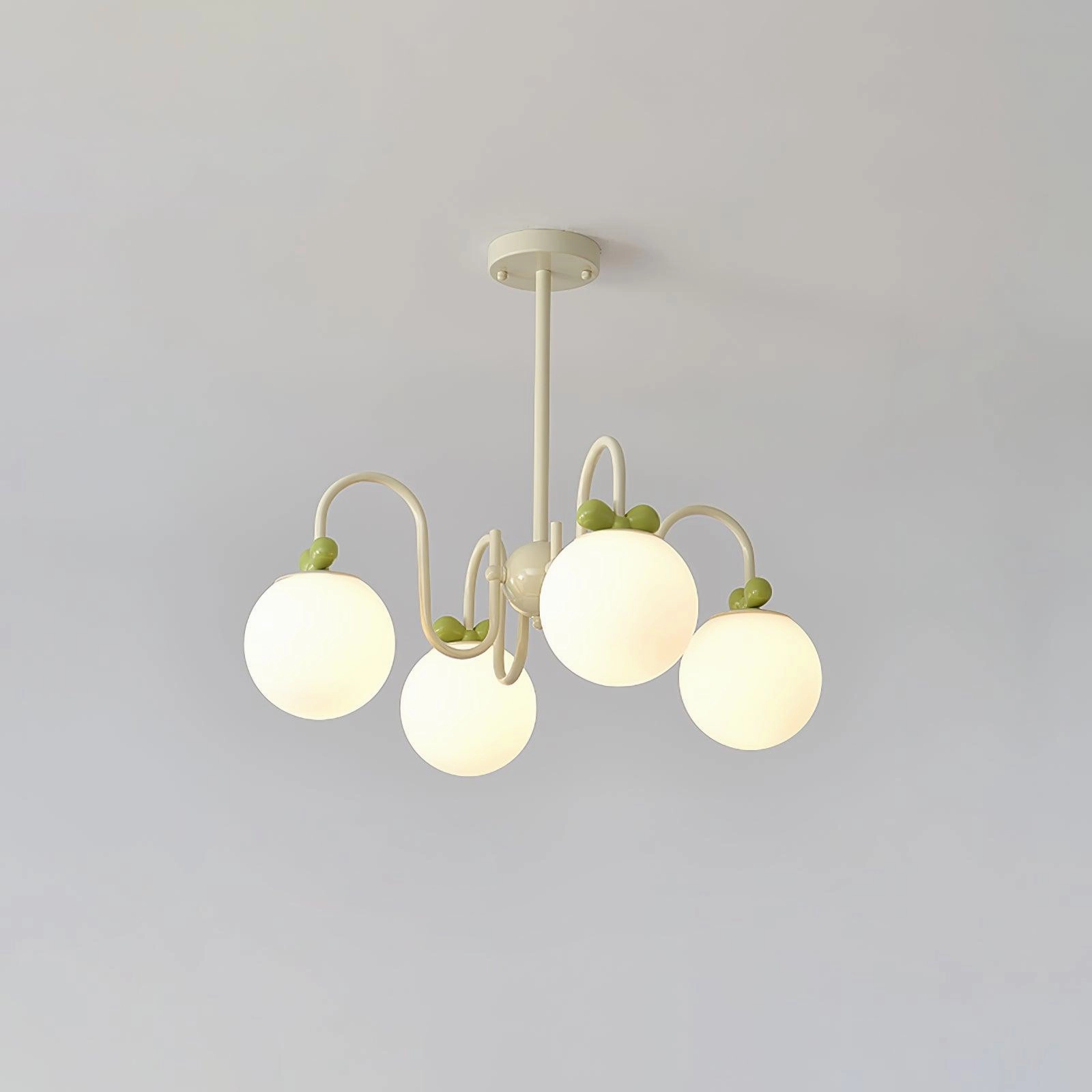 Cream Cherry Chandelier