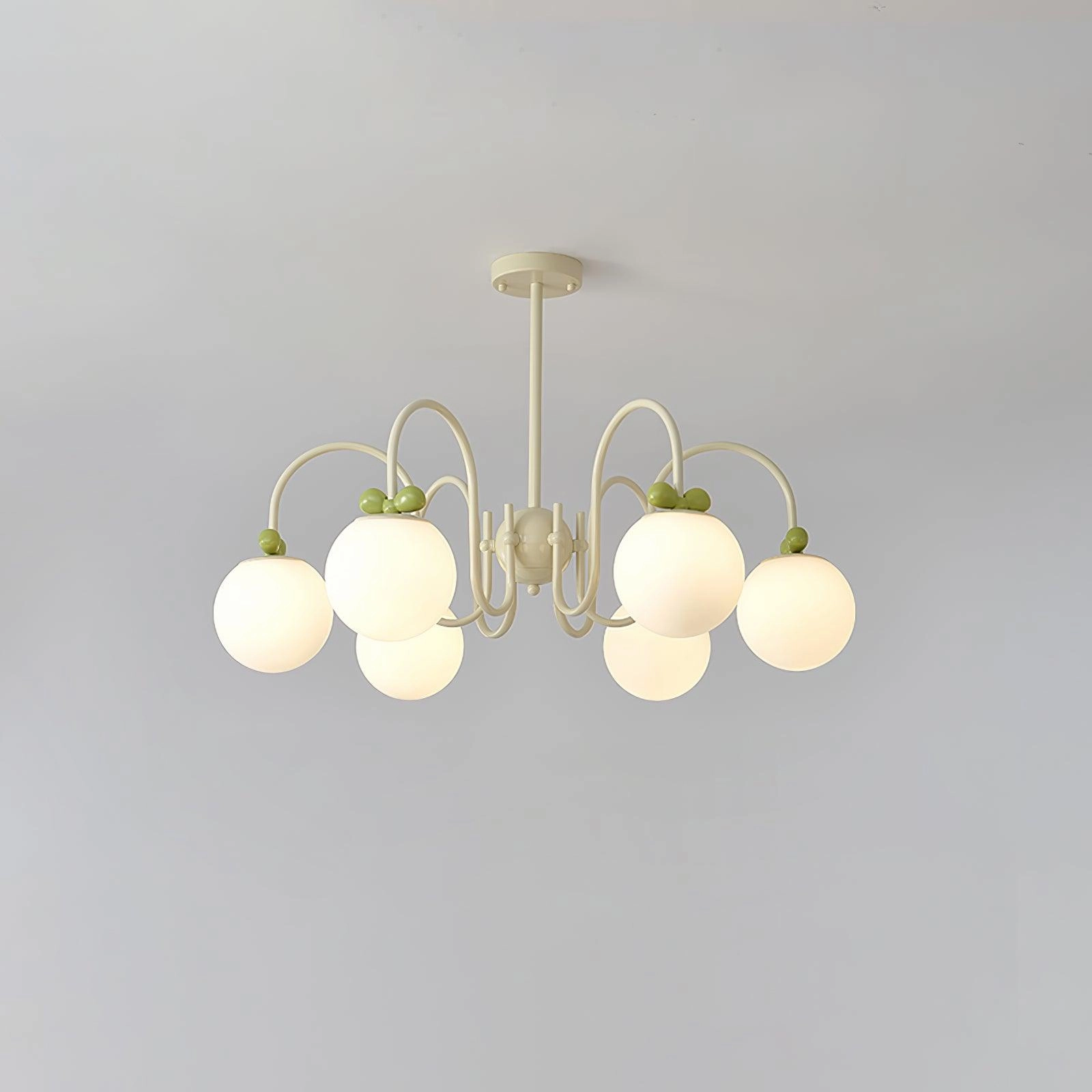 Cream Cherry Chandelier
