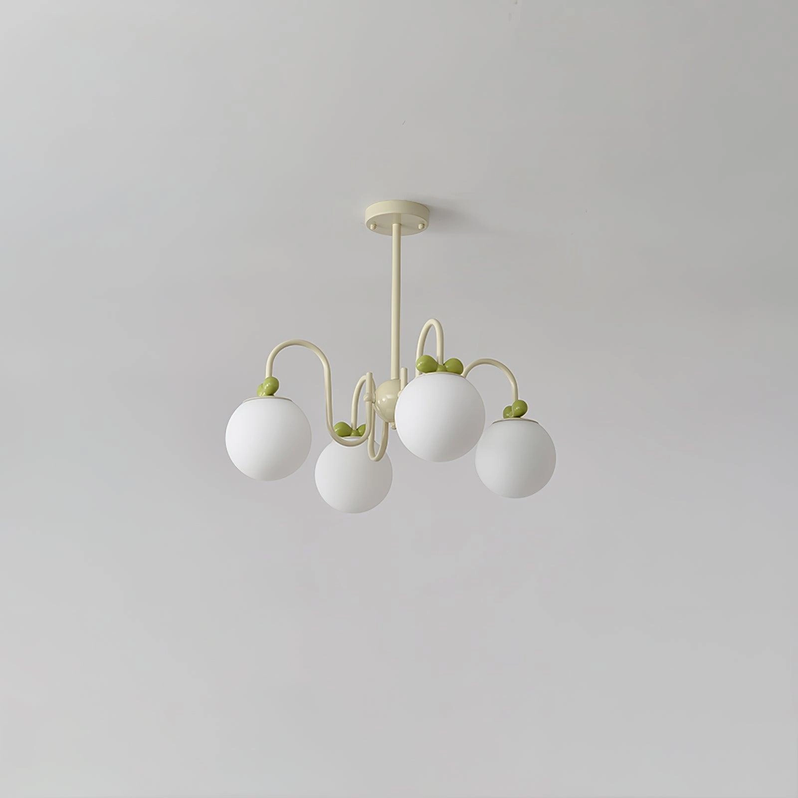 Cream Cherry Chandelier
