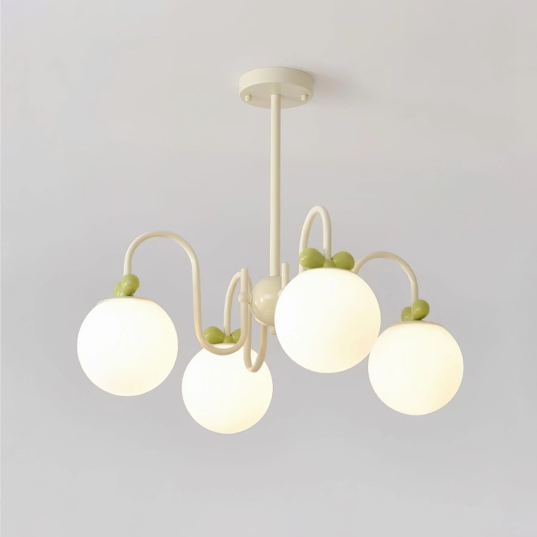 Cream Cherry Chandelier